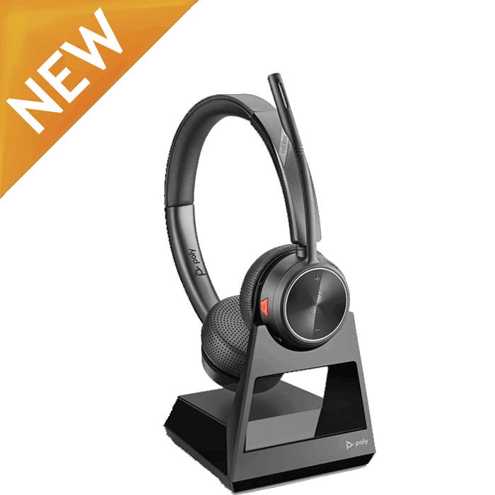 Poly Savi 7220 Office Wireless DECT Headset (213020-01) for deskphone VDO  Communications