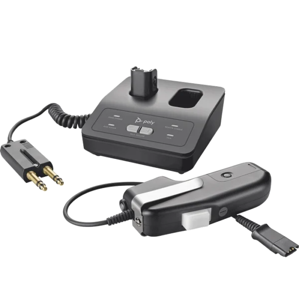 Poly CA22CD Cordless PTT Adapter (Poly 217100-01 or HP 8K774AA)