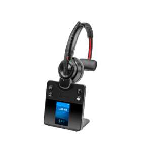 Poly Savi 8410 Office Monaural Microsoft Teams Certified DECT 1920-1930 MHz Headset (Poly 221102-201 or HP 8L7E9AA#ABA)
