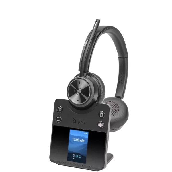 Poly Savi 7420 Office Stereo Microsoft Teams Certified DECT 1920-1930 MHz Headset TAA 8L588AA