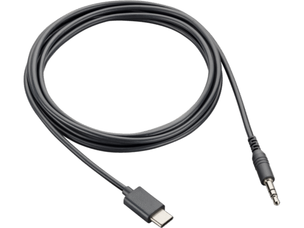 Poly Voyager Surround 80/85 UC 3.5mm Audio Adapter Cable 9C6M4AA