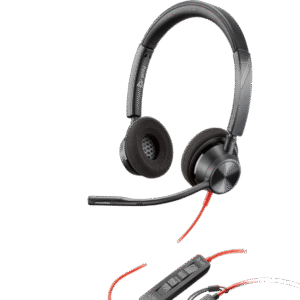Poly Blackwire 3320 Stereo USB-C Headset +USB-C/A Adapter 8X219AA
