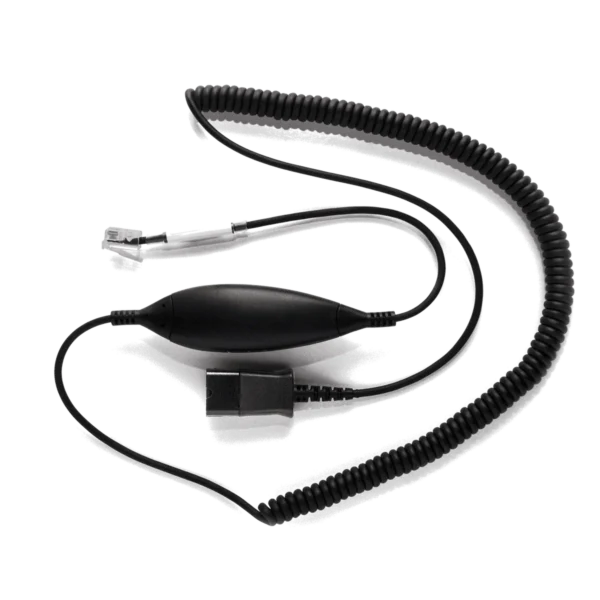 JPL BL-10+P universal bottom lead with RJ11 to PLX compatible QD. TAA Compliant (575-099-009)